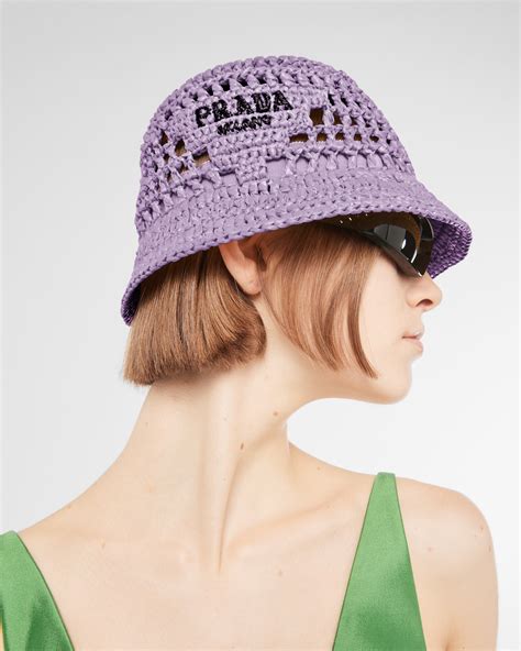 prada raffia hat|prada raffia bucket hat.